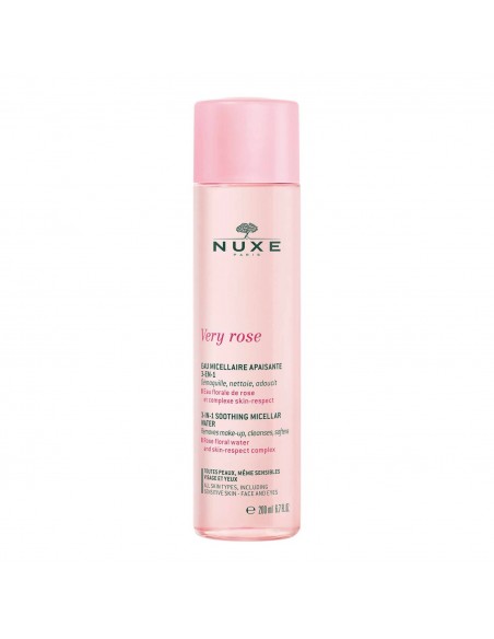 NUXE VERY ROSE AGUA  MICELAR  3 EN 1 TODO TIPO DE PIEL 200 ML