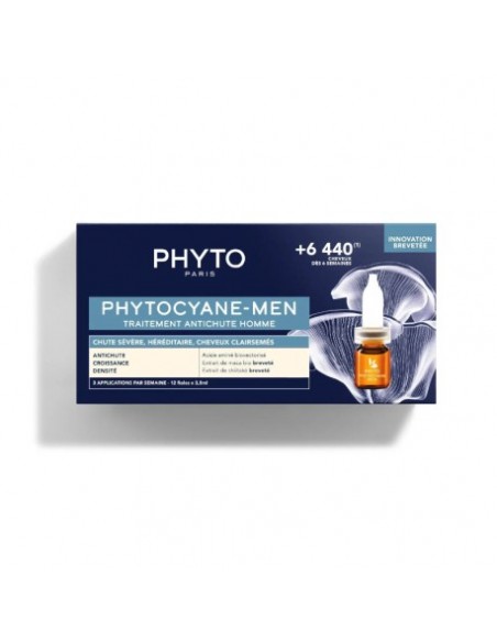 PHYTO PHYTOCYANE 12 AMPOLLAS CAIDA SEVERA HOMBRES