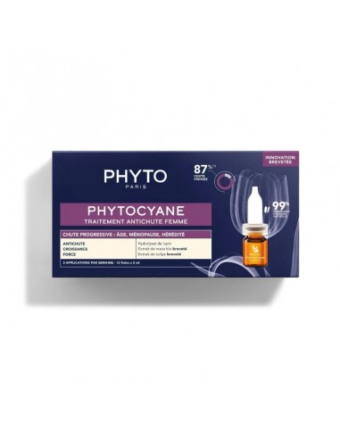 PHYTO PHYTOCYANE 12 AMPOLLAS CAIDA PROGRESIVA...