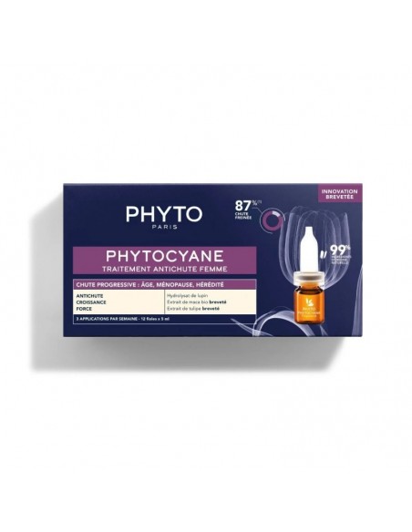 PHYTO PHYTOCYANE 12 AMPOLLAS CAIDA PROGRESIVA MUJER