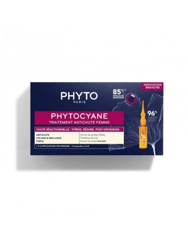 PHYTO CYANE 12 AMPOLLAS CAIDA REACCIONAL MUJER