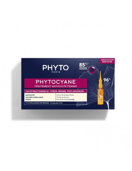 PHYTO PHYTOCYANE 12 AMPOLLAS CAIDA REACCIONAL MUJER