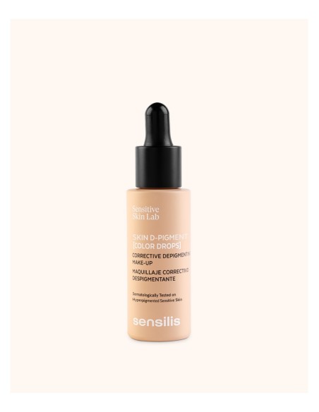 SENSITIVE SKIN D-PIGMENT COLOR DROPS COLOR 02 DEPIGMENTING CORRECTIVE MAKEUP 30 ML