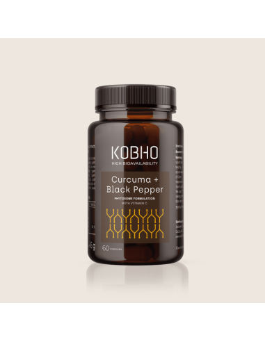 KOBHO CURCUMA + BLACK PEPPER 60 CAPSULES