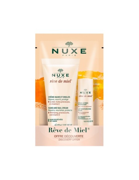 NUXE REVE DE MIEL CREMA MANOS + STICK LABIOS