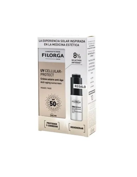 FILORGA UV CELLULAR-PROTECT PACK CREMA FACE +SERUM NCEF REVITALIZA REGALO
