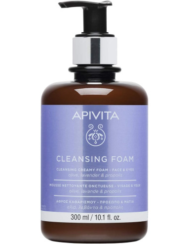 APIVITA CLEANSING FOAM OLIVE AND LAVENDER 400...