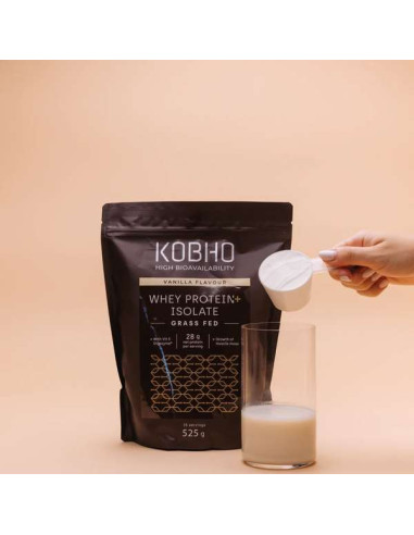 KOBHO WHEY PROTEIN ISOLATED 525G COCOA FLAVOUR