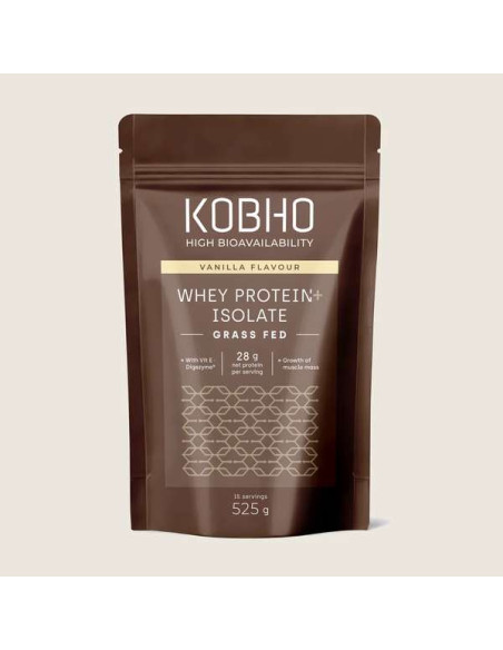 KOBHO WHEY PROTEIN ISOLATED 525G VANILLA FLAVOUR