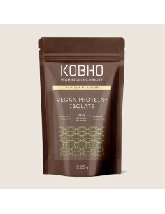KOBHO VEGAN PROTEIN ISOLATED 525G VANILLA FLAVOUR