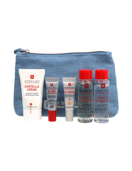 ERBORIAN ICONS TOILETRY KIT GOLD TONE