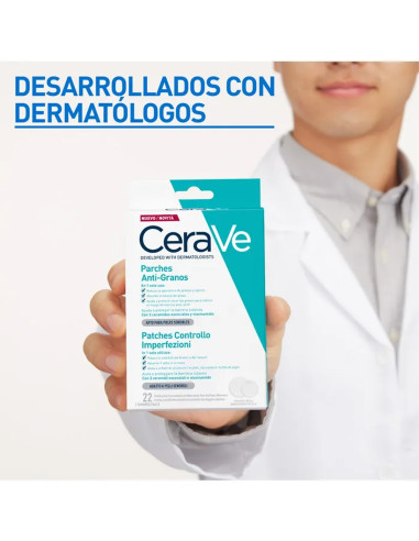 CERAVE PARCHES CONTROL IMPERFECCIONES 22 UNIDADES