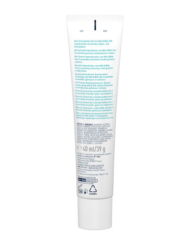 CERAVE GEL CONTROL IMPERFECCIONES 40 ML