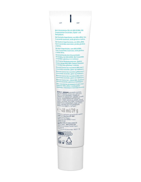 CERAVE GEL CONTROL IMPERFECCIONES 40 ML