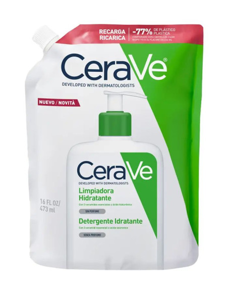 CERAVE REFILL LIMPIADORA HIDRATANTE  473 ML