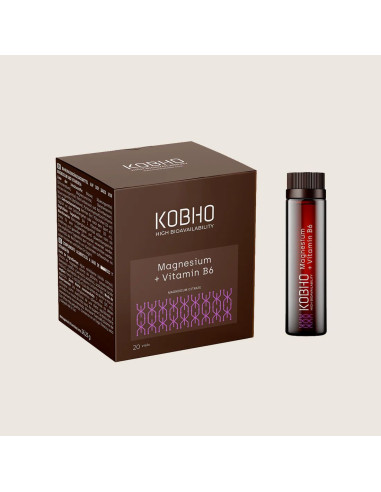 KOBHO MAGNESIO + VITAMINA B6 DUPLO
