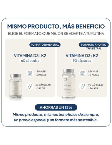 IVB VITAMINA D3+K2 90CAPS