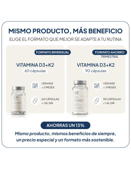 IVB VITAMINA D3+K2 90CAPS