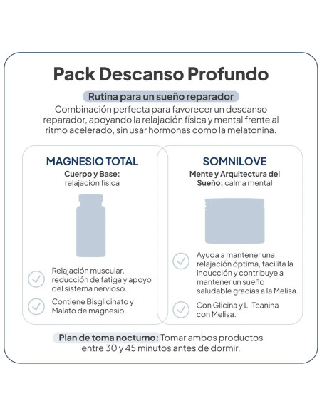 IVB PACK DESCANSO PROFUNDO MAGNESIO TOTAL Y SOMNILOVE