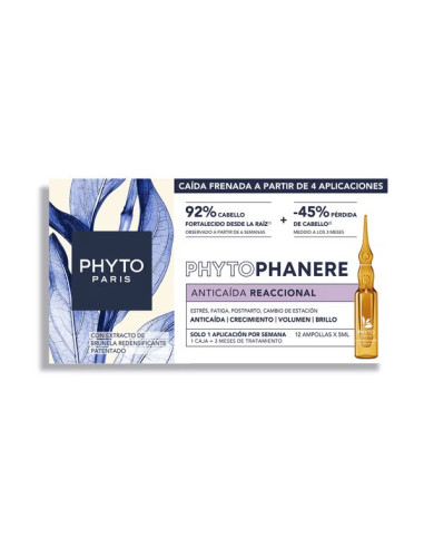 PHYTO PHANERE CAIDA REACCIONAL AMPOLLAS TTO 3...