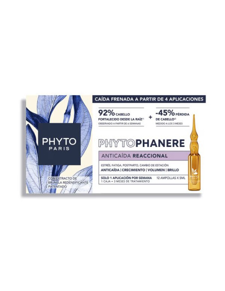 PHYTO PHANERE CAIDA REACCIONAL AMPOLLAS TTO 3 MESES