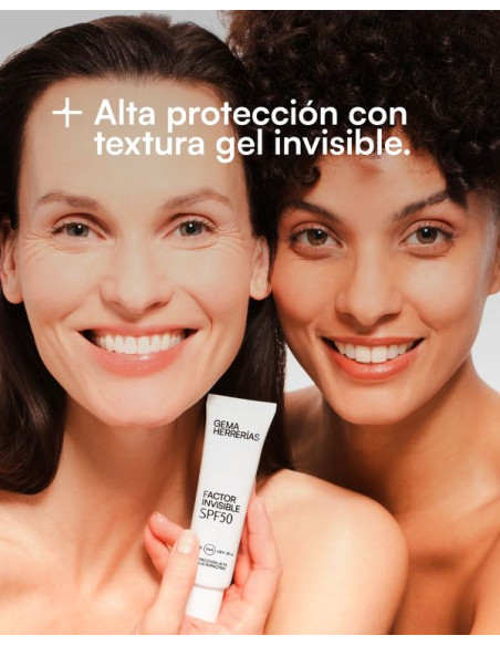 GEMA HERRERIAS FACTOR INVISIBLE SPF50 1+1