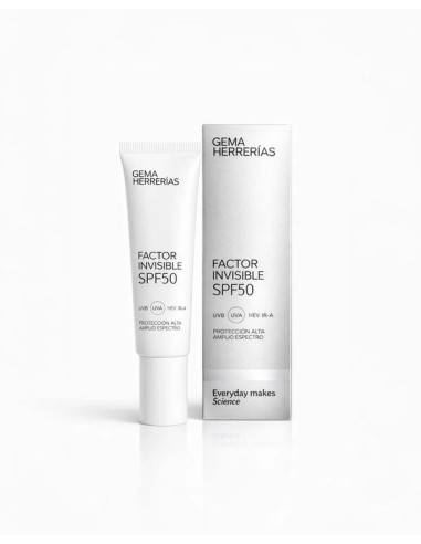 GEMA HERRERIAS FACTOR INVISIBLE SPF50 1+1