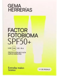 GEMA HERRERIAS FACTOR FOTOBIOMA SPF50+ 1+1