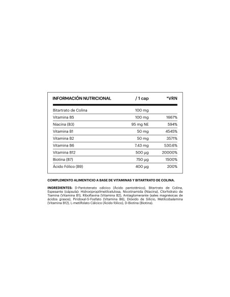 BELEVELS B COMPLEX VITAMINS 60CPS