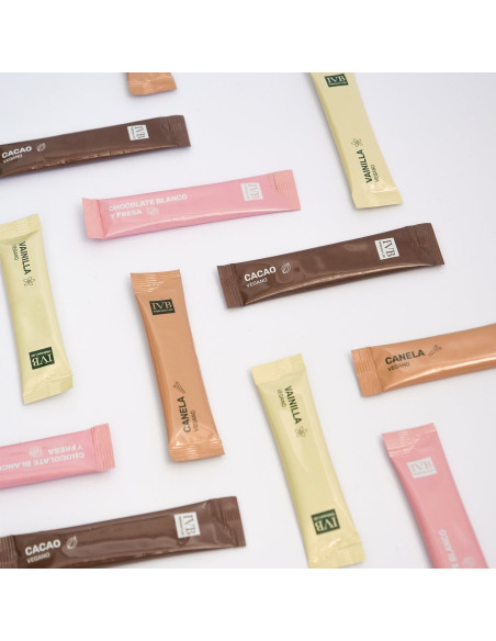 IVB STICKS CHOCOLATE BLANCO Y FRESA