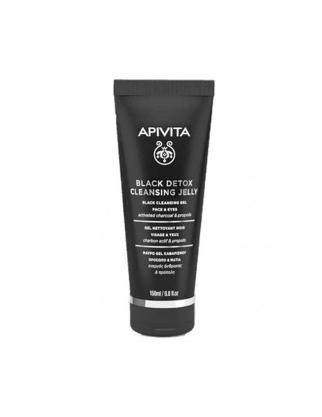 APIVITA GEL LIMPIADOR  BLACK DETOX 150ML