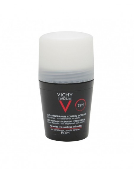 VICHY MEN'S DEODORANT REGULAR ROLL-ON 50ML