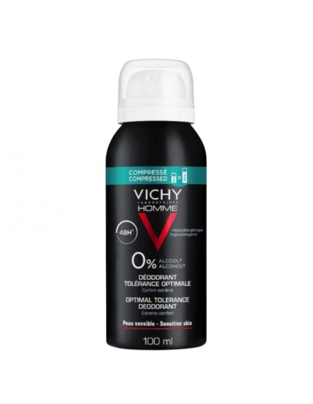 VICHY HOMBRE AEROSOL SENSI 48H 100ML