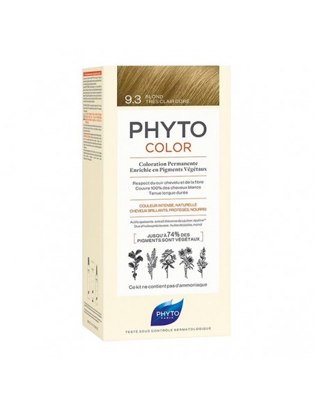 PHYTOCOLOR 9.3 RUBIO MUY CLARO DORADO