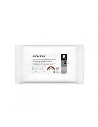 SUAVINEX TOALLITA HIGIENIZANTE MANOS  10U