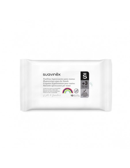 SUAVINEX HYGIENIZING HAND WIPES 10 UNITS