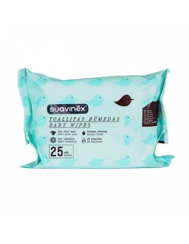SUAVINEX WET WIPES 25 UNITS